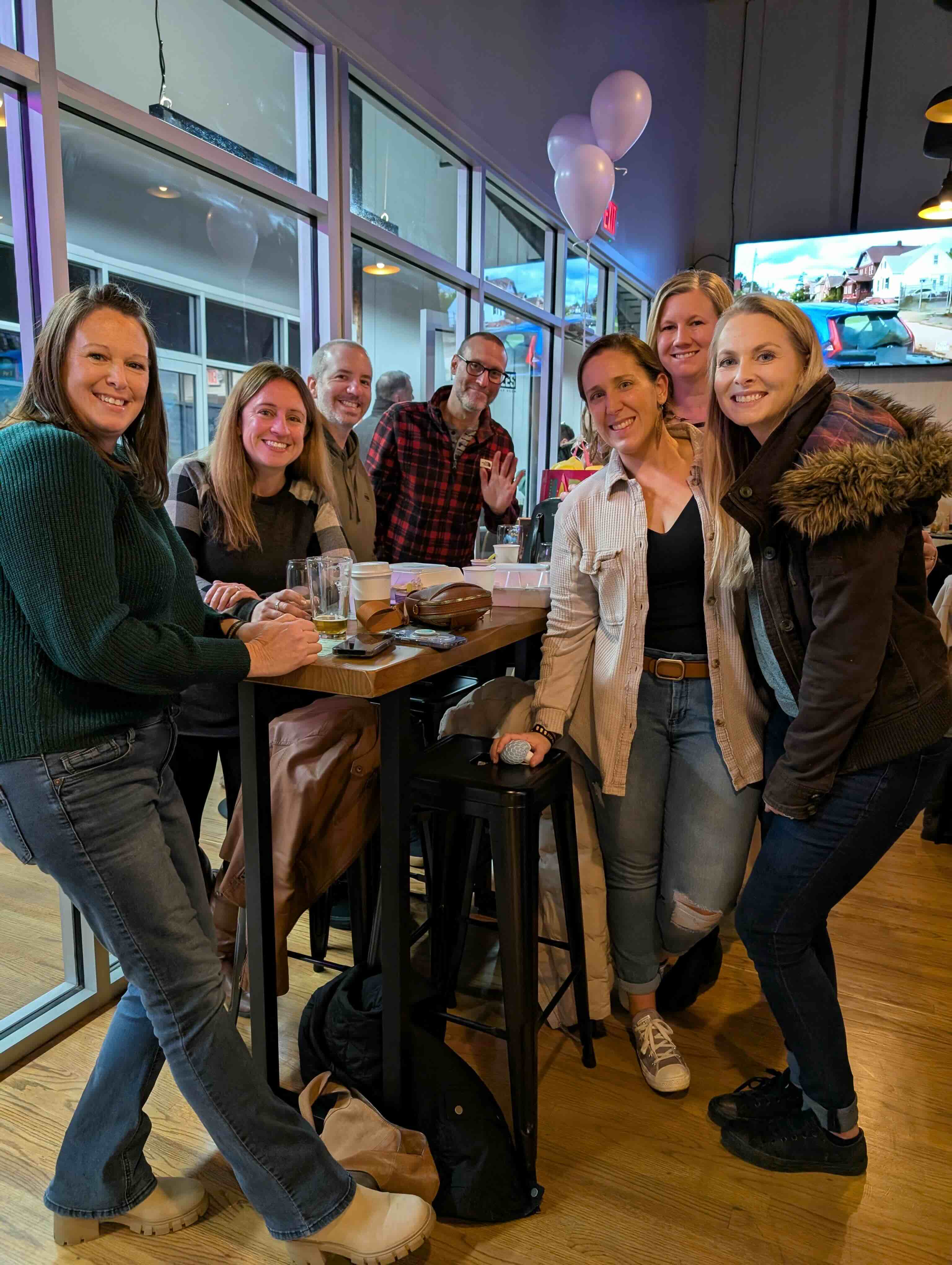 Customers enjoying beer at Hoppy Tales