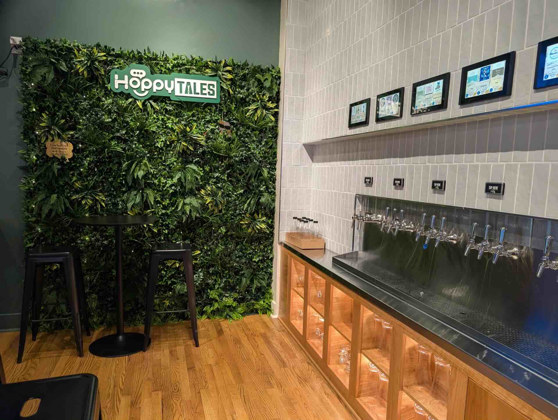 Hoppy Tales interior with self-pour taps